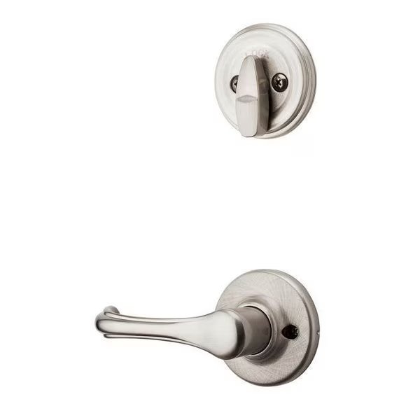 Dorian Lever Interior Single Cylinder Handleset Trim, Kwikset, Mfr#: 966DNL-15